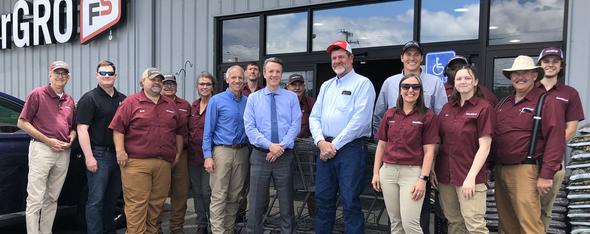 EverGRO FS team with Congressman Cline in Front Royal