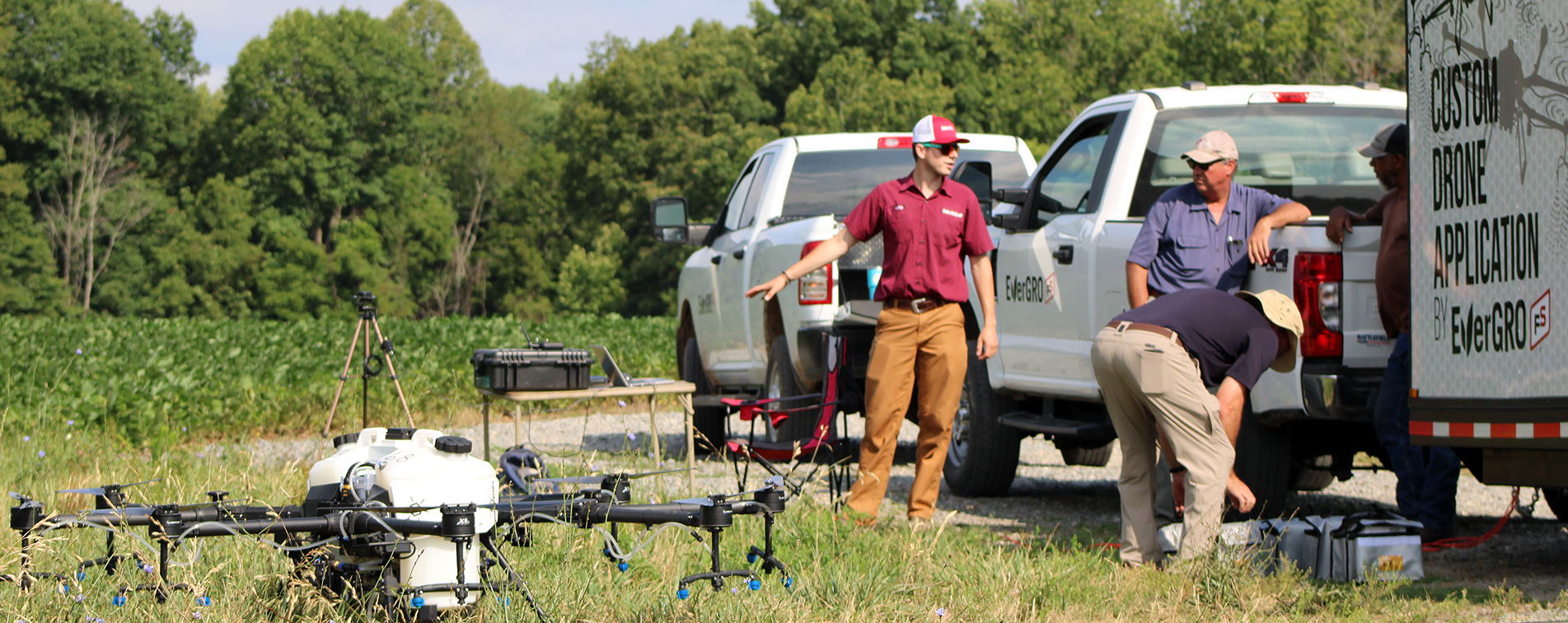 EverGRO FS Agronomy's drone team